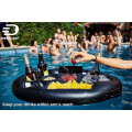 Miniatyrbilde 2 av 5: Flytende drikkeholder for basseng Oppblåsbare flytende hyller Bassengbrett for Pool Party Strandkar