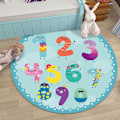 Miniatyrbild 1 av 5: Duschmatta halkskydd Absorberande bad Badrumsmatta Matta Tecknad rund Figure 8 Figure 8 60*60