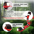 Miniatyrbild 5 av 7: Smart Sensing Interaktiva kattleksaker Automatisk eletronisk ormkatt Spela USB Uppladdningsbara kattleksaker för katter Hundar Husdjur Smart Snake