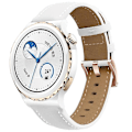 Pikkukuva 2 / 4: Watch Garmin Venu/sq/sq 2/2 Plus -kelloille, 20 mm aitoa nahkaranneke ruusukullanvärisellä soljella White