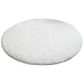 Miniatyrbillede 1 af 5: Moderne Simpel Tæppe Tyk Rundt Område Tæppe Stue Gyngestol Gulvmåtte Plys Bløde Soveværelse Sengelamper Tæpper Boligindretning White L Diameter 100cm