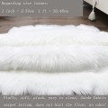 Miniatyrbild 2 av 5: Matta för vardagsrum 160x230 Modern plysch Mjuk Fluffig Sovrum Sängmattor Burvark Soffa Stol Underlägg Vit Grå Stora mattor white 120x80cm