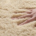 Miniatyrbilde 5 av 5: Moderne Enkle Teppe Tykk Rundt Område Teppe Stue Gyngestol Gulvmatte Plysj Myke Soverom Sengtepper Hjem Dekor Apricot 2XL Diameter 140cm