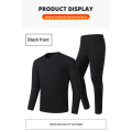 Miniatyrbild 3 av 7: USB Eluppvärmda Underkläder Thermal Pyjamas Long Johns Set Herrkläder-svart Herrkläder-svart 4XL