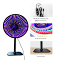 Miniatyrbilde 4 av 5: Tidstunnel Lampe 3D Abyss Lampe Uendelig Utvidet Romlampe Kreativ Atmosfære Gave Lampe Fixed base regular version