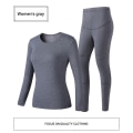 Miniatyrbild 3 av 11: USB Eluppvärmda Underkläder Thermal Pyjamas Long Johns Set Damkläder-Grå Damkläder-Grå XL