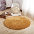 Miniatyrbilde 3 av 5: Moderne Enkle Teppe Tykk Rundt Område Teppe Stue Gyngestol Gulvmatte Plysj Myke Soverom Sengtepper Hjem Dekor White 2XL Diameter 140cm