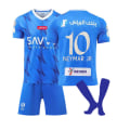 Pikkukuva 2 / 5: 23-24 Al-Hilal Saudi FC Lasten jalkapallopaita nro 10 Neymar EI+sukat NO+socks 28