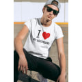 Miniatyrbild 5 av 5: I love my boyfriend eller girlfriend t-shirt tryck unisex M Med  - Love boyfriend