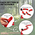 Miniatyrbild 4 av 7: Smart Sensing Interaktiva kattleksaker Automatisk eletronisk ormkatt Spela USB Uppladdningsbara kattleksaker för katter Hundar Husdjur Smart Snake