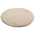 Miniatyrbilde 1 av 5: Moderne Enkle Teppe Tykk Rundt Område Teppe Stue Gyngestol Gulvmatte Plysj Myke Soverom Sengtepper Hjem Dekor Apricot XL Diameter 120cm