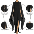 Miniatyrbild 4 av 5: Dam Elegant High Split Flare Sleeve Formella aftonklänningar Maxiklänning RED S