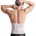 Miniatyrbilde 2 av 2: Pustende mesh brokk disk husholdnings trykk midjebelte medisinsk diskprolaps midje ortopedisk støttebelte -GSLA skin color XL (141-165kg)