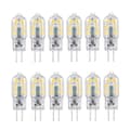 Tomshine G4 LED-lampor - 12-pack varmvita LED-kapsellampor