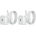 2-pack iPhone-laddare Samsung (20w White) 2-pack