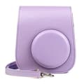 PU-läderväska för Instax Mini 11, lila, bärbart skyddsfodral Purple