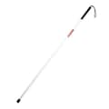 Blindkäpp, vit käpp, käpp för blinda, hopfällbar (123cm)
