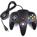 Retro USB-kontroll för N64-spel, N64 Classic USB-kontroll Svart Black