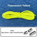 Miniatyrbillede 2 af 11: Elastiske snørebånd uden bindebånd - One size - FLUORESCERENDE GRØN FLUORESCERENDE GRØN FLUORESCERANDE GRÖN