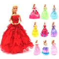 10 st 30 cm Dockklänning Bröllopsklänning Barbie Flick Tuxedo Klänning