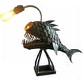 Breiflabb Lampe Kunst Håndlaget Statue Sjødyr Ornament SS