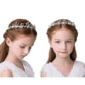 Blomsterpige Hårpynt, 2-pak - Prinsesse Bryllupshårklemmer & Diademer til Børn
