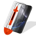 2-pack iPhone 16 Pro Max skärmskydd - Härdat glas | [Automatisk installation] - Bubbelfritt iPhone 16 Pro Max iPhone 16 Pro Max Iphone 16 Pro Max