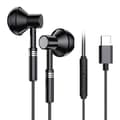 USB-C In-Ear Hörlurar med Sladd DAC Svart svart