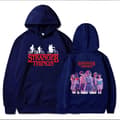 Miniatyrbillede 9 af 11: Stranger Things Hættetrøje Sweatshirt Efterår/Vinter sort sort 160 sort 160 sort 160 black 160
