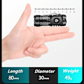 Miniatyrbild 3 av 7: Three-eyed Monster Flashlight Portable Mini Flashlight Five Modes Super Bright Hand Flashlight Rechargeable