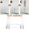 Miniatyrbild 4 av 6: 2-pack monitorstativ