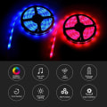 Miniatyrbild 2 av 4: LED Strip, Smart RGB LED Strip Alexa, LED Strips självhäftande med fjärrkontroll (2 * 7,5 m wifi)