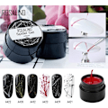 Miniatyrbild 1 av 6: Spider Gel Spider Gel Nagellack UV Set Kit 5ml linjeritning Nageldesign DIY Peeling of Paint Line för Gellack