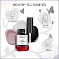 Miniatyrbild 4 av 4: UV-nagellack Shellac-set 4 färger Gel-nagellack-set