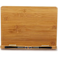 Miniatyrbild 7 av 8: Holder, wishacc Bamboo Adjustable Book Stand Holder Tray and Page Paper Clips
