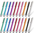 Miniatyrbild 1 av 6: Stylus Pen Set of 20 Pack, Universal Capacitive Touch Screen Compatible with iPad, 10 Colors