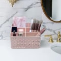 Miniatyrbild 3 av 4: Förvaringskorg, Kosmetisk Box Organizer, Plast Storage Box Skrivbord 5 Grid Sub-Mesh Förvaring