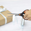 Miniatyrbild 5 av 6: soft handle scissors - set of 4 - black / orange