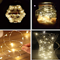 Miniatyrbild 5 av 7: Ljusslingor batteridrivna, 6-pack 2 m 20 LED-lampor