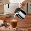 Miniatyrbild 4 av 5: 350 ml mjölkkanna för mjölkskumning 304 rostfritt stål, mjölkkanna med mätmärke 30 ml