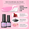 Miniatyrbild 2 av 5: 10 färger gellack, nagellack gel nagel soak off gellack UV nagellack nagelset,