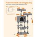 Miniatyrbild 2 av 4: 112 cm tall cat tree, cat scratching tree