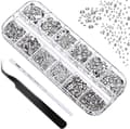 1440 st 6 storlekar kristall strass nageldesign kristall strass