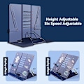 Miniatyrbild 4 av 7: Carimee Reading Book Stand, Lightweight Cookbook Stand, Textbook Recipe Holder with Astronaut Pattern,