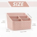 Miniatyrbild 2 av 4: Förvaringskorg, Kosmetisk Box Organizer, Plast Storage Box Skrivbord 5 Grid Sub-Mesh Förvaring
