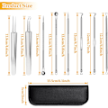 Miniatyrbild 3 av 5: Pore ​​Remover Expression Pimples Tool Blackhead Remover Comedone Squeezer Set, 8Pcs 36Pcs Pimple Patch,