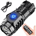 Miniatyrbild 1 av 7: Three-eyed Monster Flashlight Portable Mini Flashlight Five Modes Super Bright Hand Flashlight Rechargeable
