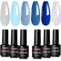 Miniatyrbild 1 av 7: Gel Nail Polish 6 färgset 8