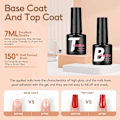 Miniatyrbild 5 av 8: Gel nagellack set med 36 W UV + LED nagellampa 20 st UV-nagellack nagelstudio set nagelset