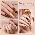 Miniatyrbild 7 av 9: Gel nagellackset, 6 nude bruna neutrala färger Skalac UV gel nagellack set Soak Off